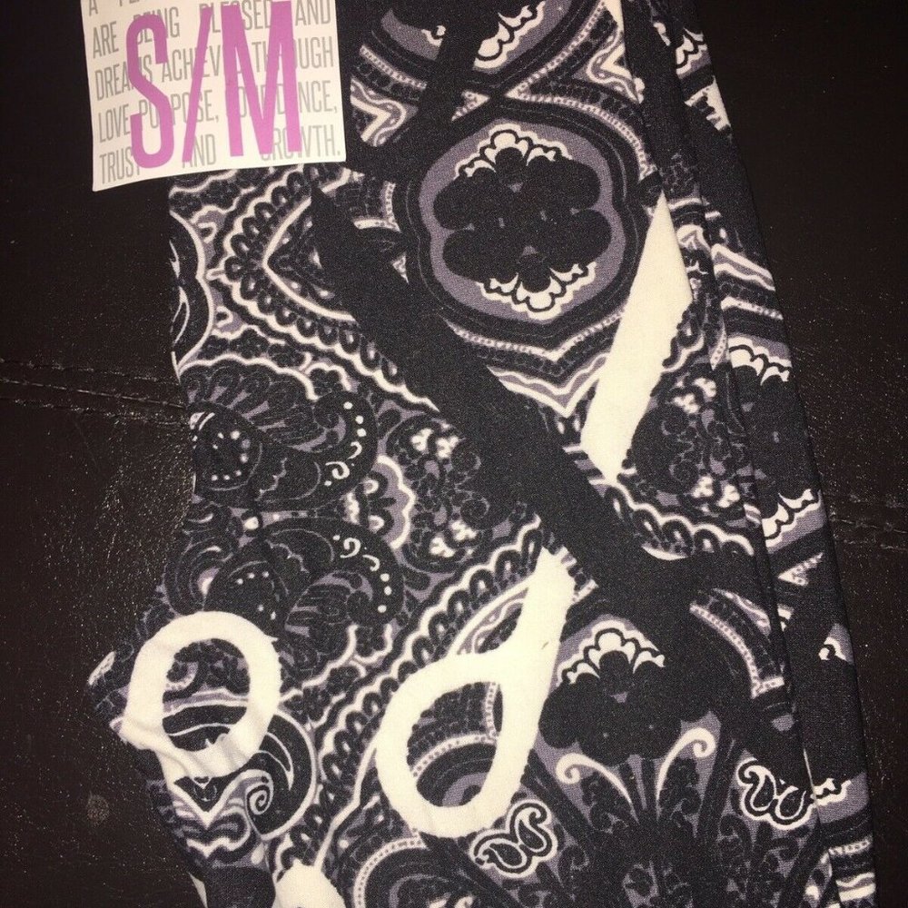 New Lularoe Scissors Hairdresser Leggings S/M